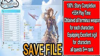 SAVE GAME DATA DOWNLOAD  GRANBLUE FANTASY RELINK  PC amp SAVE GAME DATA Location [upl. by Mixie]