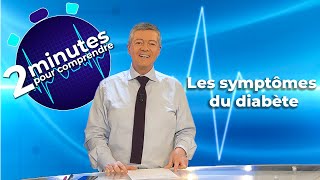 Les symptômes du diabète  2 minutes pour comprendre [upl. by Saiasi456]