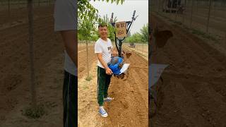 Hillside hilly land orchard greenhouse corn field Rotary tiller Weeding machine part 650 [upl. by Zebe]