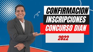 Confirmación Inscripciones Concurso DIAN cnsc [upl. by At]