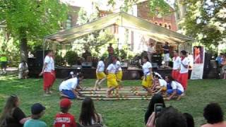 CSU Chico  Filipino American Student Organization International Fest 2011 Tinikling Performance [upl. by Orna]