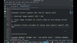 INSTALL OPENWRT X86X64 DI LAPTOP PART 2 [upl. by Gnot]