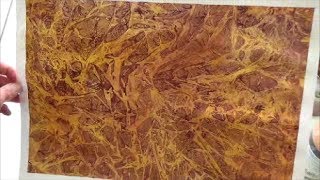 Acrylmalerei Folientechnik mit Metallic Farben Teil 1 [upl. by Lertram474]