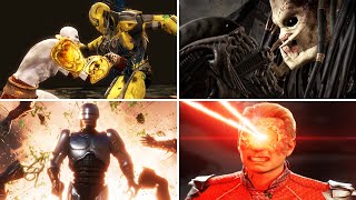 Mortal Kombat  All Guest Characters Fatalities MK9 MK10 MK11 MK1 [upl. by Stauder244]