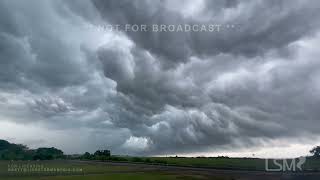 06302024 Hammonasset Beach CT  Amazing Whale’s Mouth with Eddies Shelf Cloud on Approach [upl. by Ymmas743]