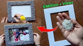 photo frame diy  How to make a Unique Photo Frame at home  Beautiful photo frame 🤩ideas [upl. by Iadrahc]