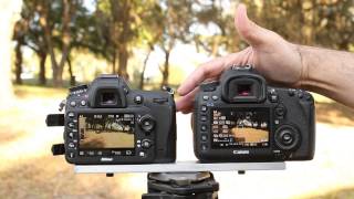 Nikon D7100 Movie Mode Comparison  With the Canon 5D Mark III [upl. by Anirtal41]