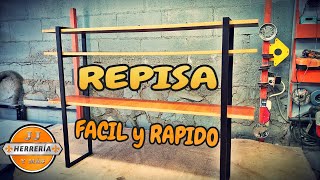 REPISA Con Hierro y MDF  Facil Y Sencilla [upl. by Sandstrom]