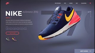 How To Build A Responsive Shoe Website using  HTML amp CSS  Step by Step Tutorial [upl. by Koeppel]