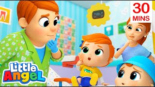 Baby Johns First Dentist Visit 30 Minutes of Job and Career Songs  LittleAngel Nursery Rhymes [upl. by Stock526]