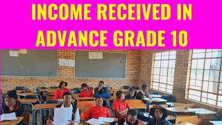 Income received in advance Grade 10 [upl. by Nalyt]