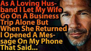 As A Loving Husband I Let My Wife Go On A Business Trip Alone But When She Returned I Opened A [upl. by Amary]