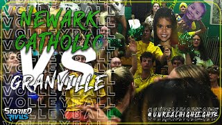 HIGH SCHOOL VOLLEYBALL  Newark Catholic vs Granville  HIGHLIGHT [upl. by Orland]