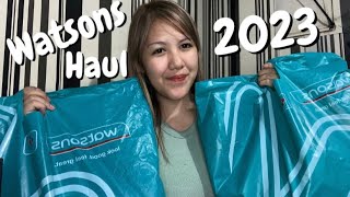 WATSONS HAUL 2023 more on skincare  Jamby Gasga [upl. by Krik123]