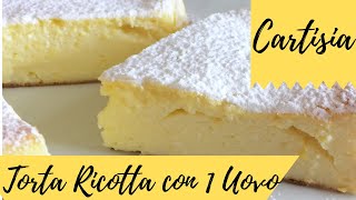 LA FAMOSA TORTA DI RICOTTA CON 1 UOVO SENZA LIEVITO E SENZA BURRO [upl. by Rawdan354]