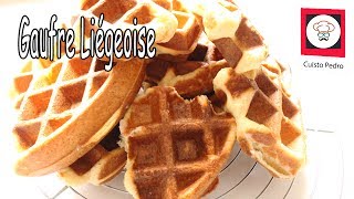 Comment faire la recette gaufre liégeoise Thermomix TM5 [upl. by Aneerbas]