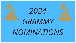 2024 Grammy Nominations [upl. by Enitsirk901]