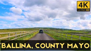 Dashcam Drive Scenic Journey from Downpatrick Head to Ballina County Mayo [upl. by Nonrev669]