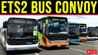 ETS2 BUS CONVOY I Reisebus  SCS MULTIPLAYER I SonntagsTour 🔴 LIVE 2565 EURO TRUCK SIMULATOR 2 [upl. by Lednic540]