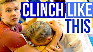 How To CLINCH FIGHT Like A Pro MMA Fighter [upl. by Noreht]