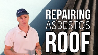 REPAIRING ASBESTOS ROOF  Queensland Roofing [upl. by Einattirb]