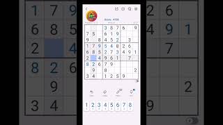 Sudoku Game part 2 shorts shortvideo shortsfeed braintest puzzle maths challenge [upl. by Grishilde192]