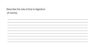 role of bile [upl. by Yhtur]