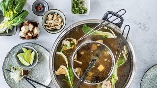 Rezept Asiatischer Hotpot  FOOBY [upl. by Killam]