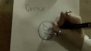 How to Draw Pokemon Gastly [upl. by Eba]