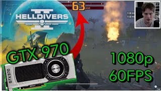 GTX 970 in Helldivers 2  Targeting 60FPS 1080P [upl. by Smalley]