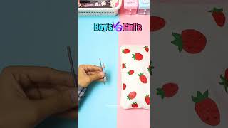 Boys Stationery vs Girls Stationery 💙💗youtubeshorts shorts stationery cute boysvsgirls [upl. by Attesoj]