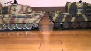 116 RC tank kingtiger ＆ Jagdtiger [upl. by Okihcas282]