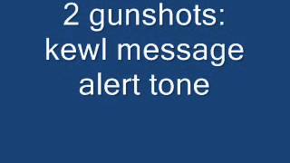 Gunshot sound effect for message alert tone [upl. by Tannenbaum]