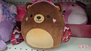 NEW VALENTINES DAY SQUISHMALLOWS DROP AT TARGET FIVE BELOW MARSHALLS AND CVS [upl. by Zampino]