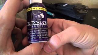 EPHEDRA POWERED  quotRhino Rushquot Energy Shot Review [upl. by Mighell]