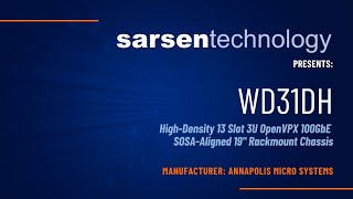 Product Overview  WD31DH  Annapolis Micro Systems [upl. by Norat]