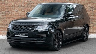 2018 Range Rover 44 SDV8 Autobiography  Santorini Black  Walkaround  Engine Sound [upl. by Narmi]