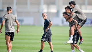 Juventus Weekly Workout Shooting practice  Mario Mandzukic pays the forfeit [upl. by Varney232]