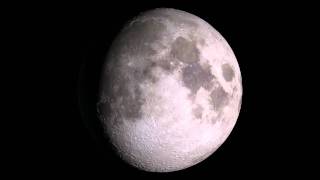 The Moon Phases Apparent Size and Libration 2012 1080p [upl. by Nwahsram]