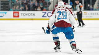 MacKinnon joins 100point club with CLUTCH overtime finish [upl. by Niarfe]