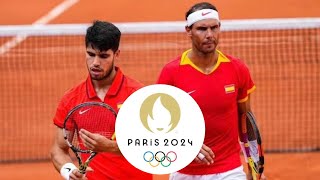 Rafael Nadal and Carlos Alcaraz Olympics dream dies as Spains doubles duo dumped out  Olympics [upl. by Cohberg]