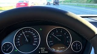 BMW 435i Verbrauch Benzin Autobahn F33 Cabrio Gasoline Consumption Highway Autostrada [upl. by Platto]