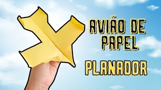 AVIÃO DE PAPEL PLANADOR [upl. by Hi]