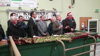 Minister Creed announces sheep scheme in Kenmare Mart [upl. by Yun]