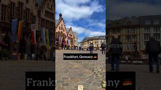 Römerberg in Frankfurt Germany 🇩🇪 frankfurt [upl. by Astrid]