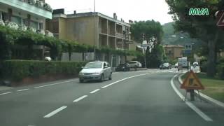 Italy  Italien  Fahrt von Albisano nach Garda und weiter nach Bardolino [upl. by Man708]