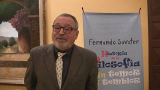 Fernando Savater presenta Historia de la Filosofía sin temor ni temblor [upl. by Ardnac839]