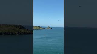 Rhossili Bay Beach Gower Peninsula Swansea Wales 罗西里海湾威尔士景点 [upl. by Llewsor]