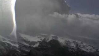 Iceland Volcano LIVE HAARP weird lights 18 April 2010avi [upl. by Ymaj]