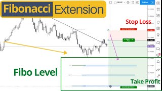 Fibonacci extension  A complete guide how to trade with Fibonacci [upl. by Haym]